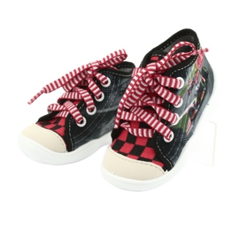 Dětská obuv Befado 218P050 černý červený šedá 3