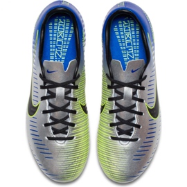 Kopačky Nike Mercurial Victory 6 Neymar Fg Jr 921488-407 šedá stříbro 1