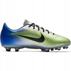 Kopačky Nike Mercurial Victory 6 Neymar Fg Jr 921488-407 šedá stříbrný 2