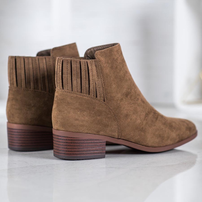 SDS Nazouvací boty hnědý 2