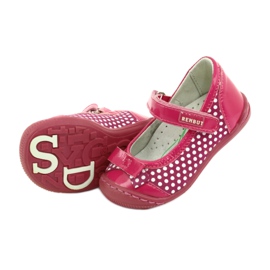 Dívčí baleríny Ren But 1405 růžové růžový bílý 5 Dívčí baleríny Ren But 1405 růžové růžový bílý 5