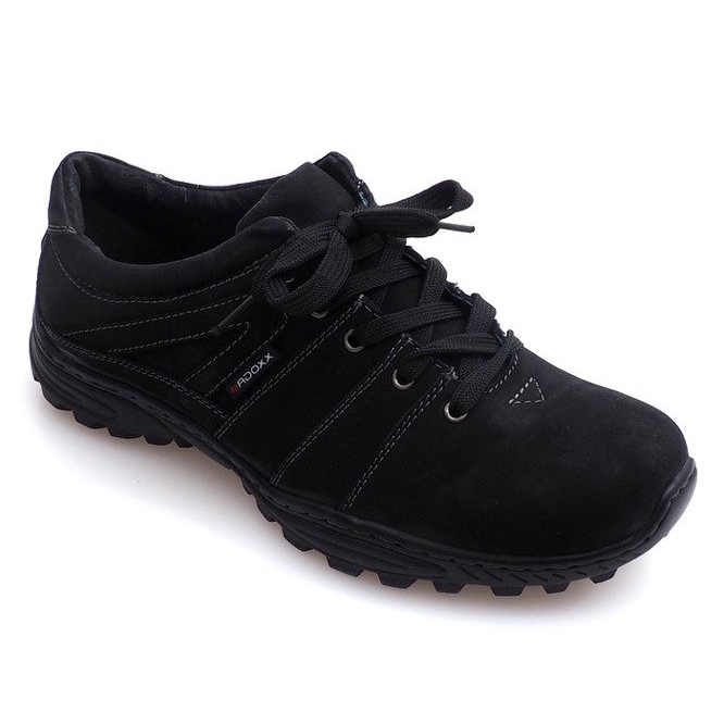 Turistické boty Leather Nat 6144 Black černý 1