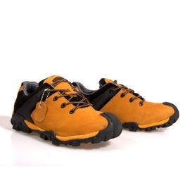 Trekové boty NAT Leather. 6254 Velbloud hnědý černý 1
