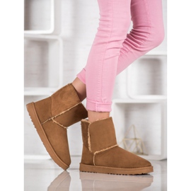 Lucky Shoes Velbloudí sněhové boty hnědý 1 Lucky Shoes Velbloudí sněhové boty hnědý 1