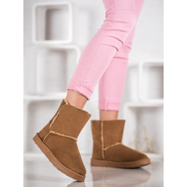 Lucky Shoes Velbloudí sněhové boty hnědý 2 Lucky Shoes Velbloudí sněhové boty hnědý 2