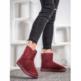 SHELOVET Klasický Mukluki červený 2