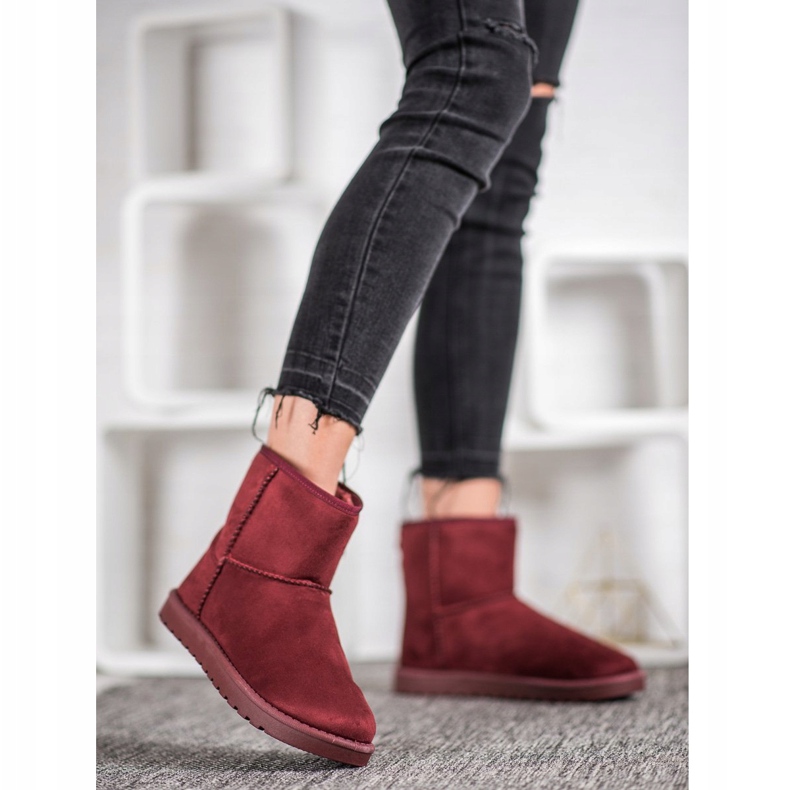 SHELOVET Klasický Mukluki červené 2