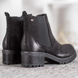 Goodin Nazouvací boty Boty Jodhpur černý 1