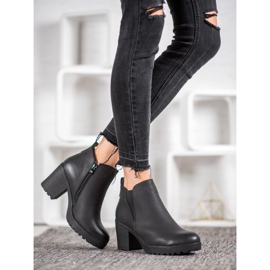 J. Star Boty na vysokém podpatku černá 2