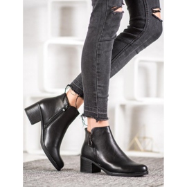 J. Star Teplé boty s eko kůží černý 2