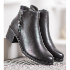 J. Star Teplé boty s eko kůží černý 1