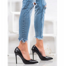 Small Swan Sexy vysoké podpatky černá 1