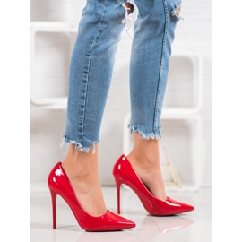 Small Swan Lakované kolíky červený 2