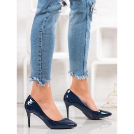 Comer Námořnické lakované kolíky modrý 2