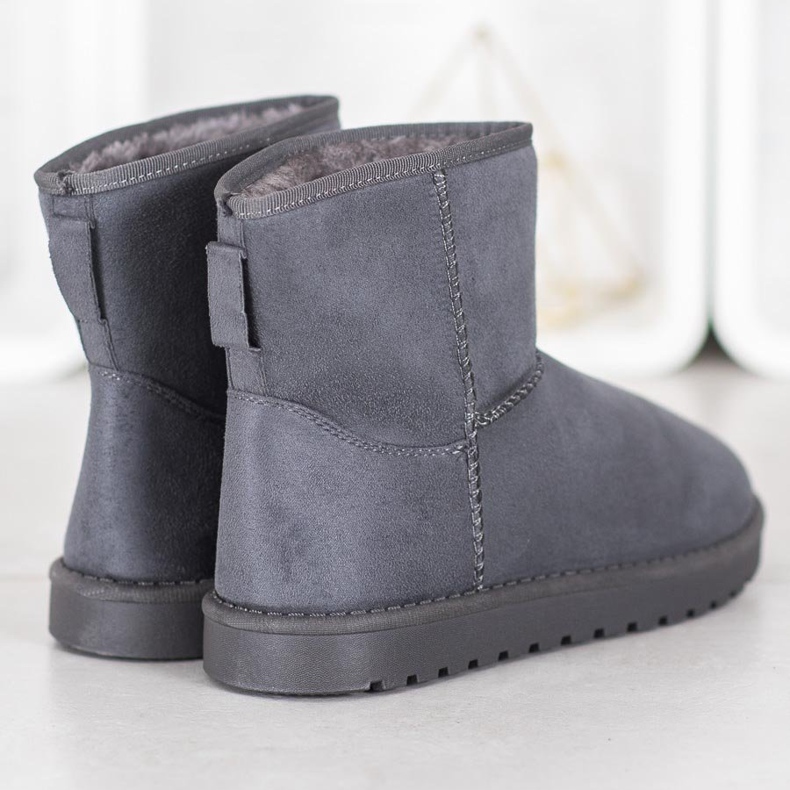 SHELOVET Klasický Mukluki šedá 1