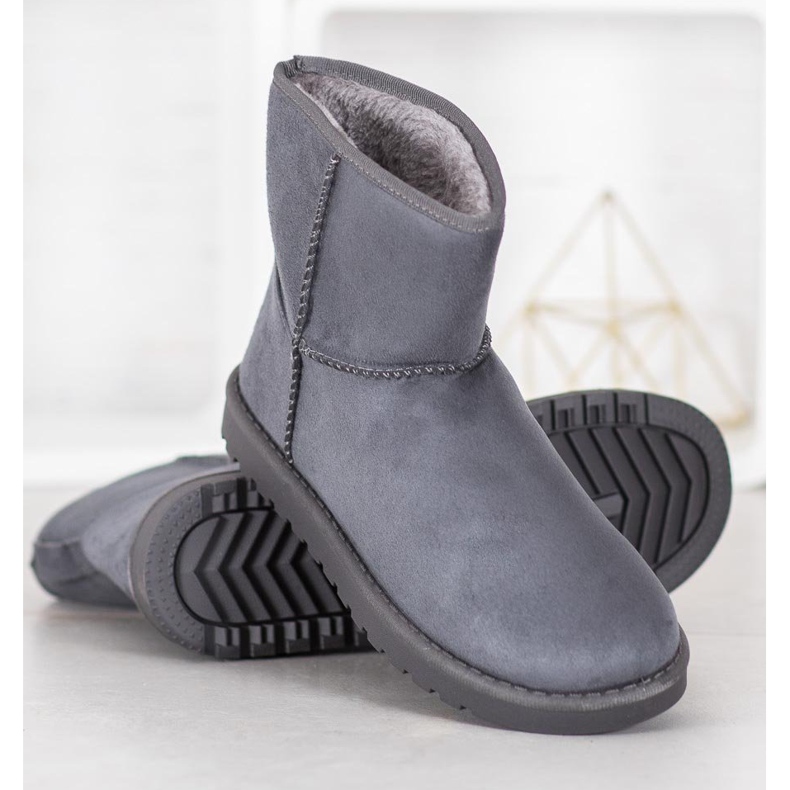 SHELOVET Klasický Mukluki šedá 2