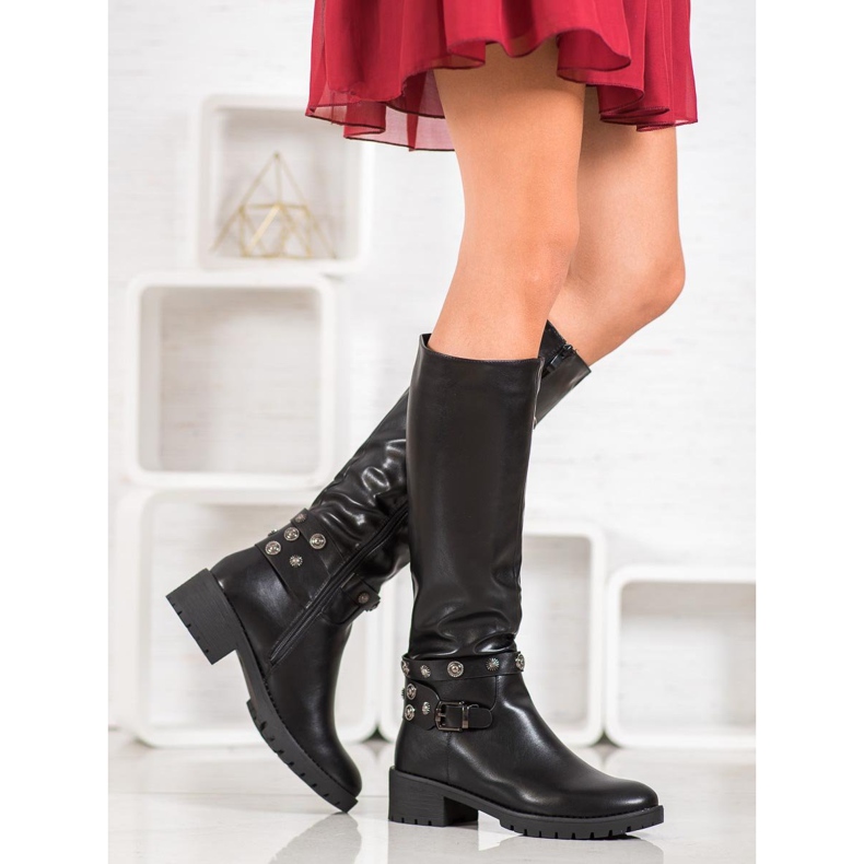 Gogo Jezdecké bundy s tryskami černá 2