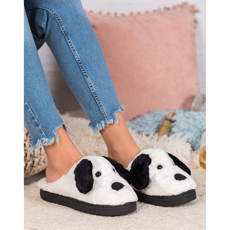 SHELOVET Psí pantofle bílý 1