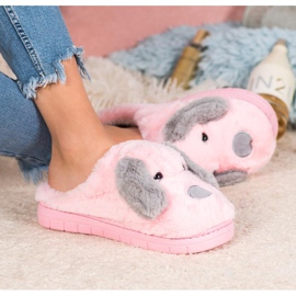 SHELOVET Psí pantofle růžový 2