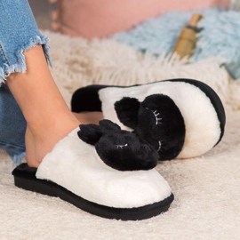 SHELOVET Teplé pantofle černý 1