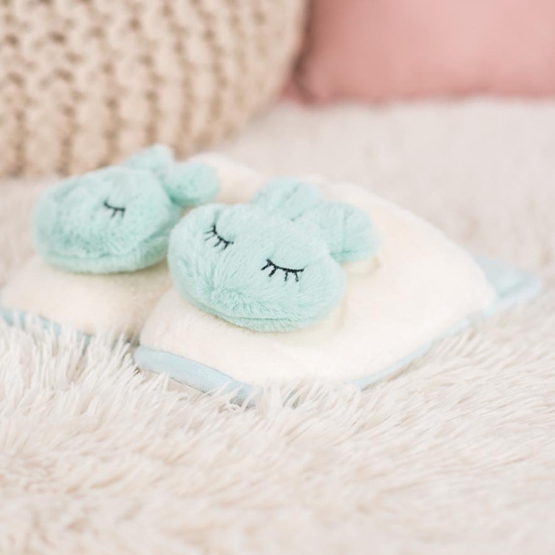 SHELOVET Teplé pantofle modrý 1