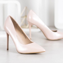 Goodin Módní vysoké podpatky hnědý 2