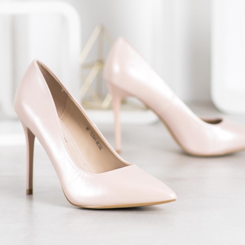 Goodin Módní vysoké podpatky hnědý 2