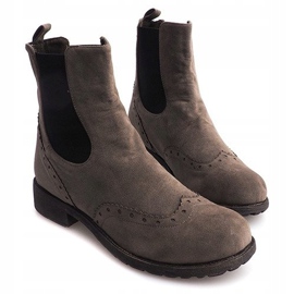 Klasické boty Chelsea 318 Khaki 1