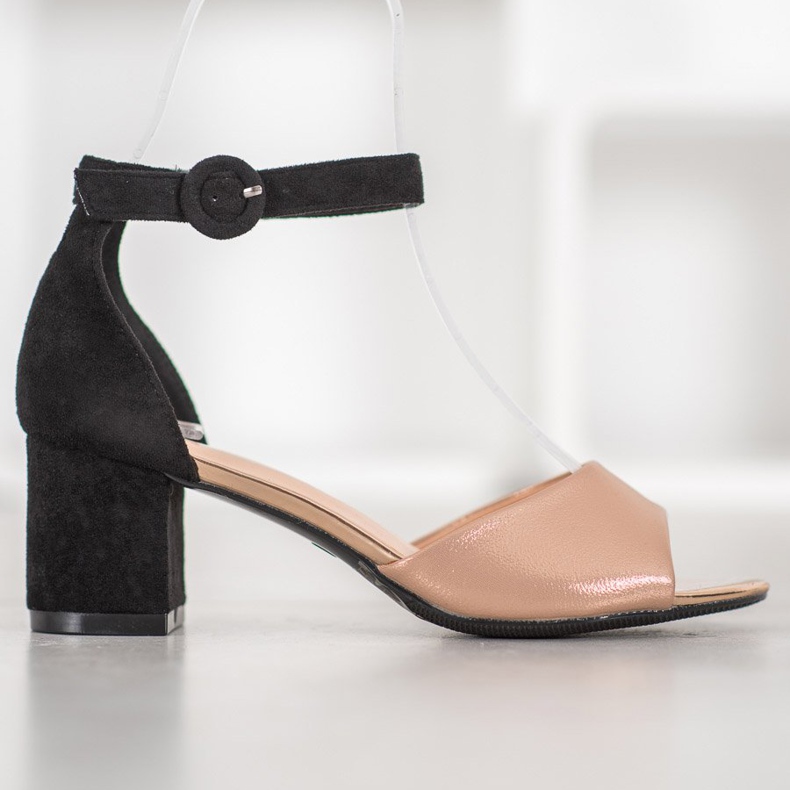 Módní lodičky VINCEZA hnědý černá 2