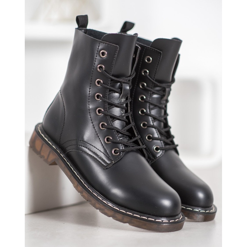 Kylie Stylové lapače s eko kůží černá 2