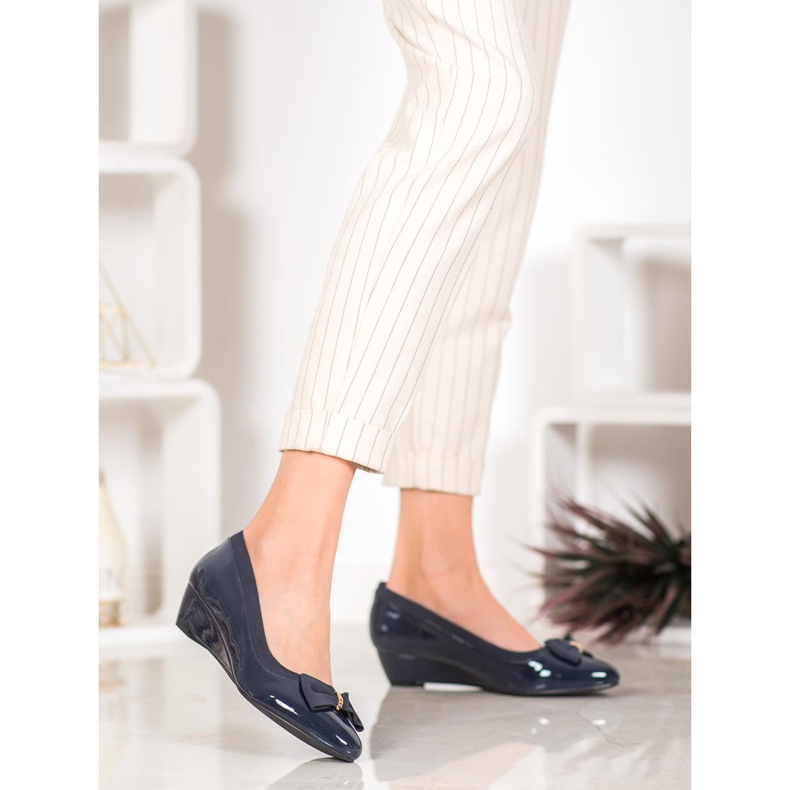 Sergio Leone Elegantní baletka na klínku modrý 2