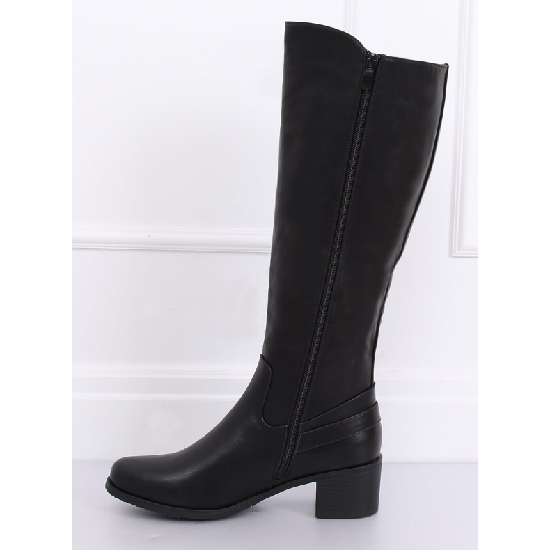 Černé vysoké podpatky CH1961 Černá II černý 1