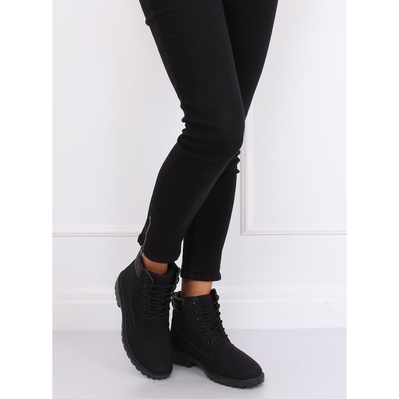 Dámské dřevěné holínky W-3033 Black II Type černá 2