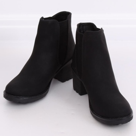 Černé boty Jodhpur černé L2065 Black II Grade černý 2