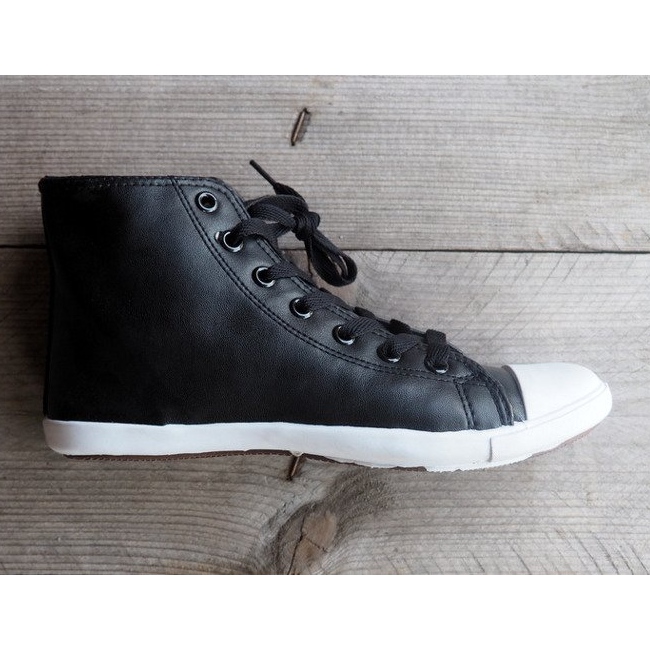 Vysoké tenisky 9805 Černá 1