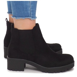 Suede Boots B05 Černá 1