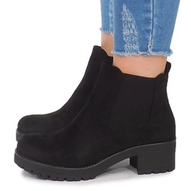 Suede Boots B05 Černá 3