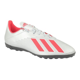 Kopačky Adidas X 19.4 Tf M F35344 stříbro 1