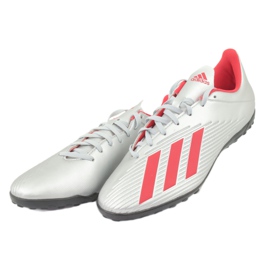 Kopačky Adidas X 19.4 Tf M F35344 stříbro 3