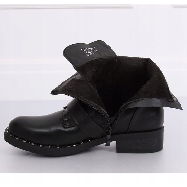 Černé vojenské boty NC851 černé černá 2