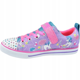 Boty Skechers Sparkle Lite Jr 20212L-LVMT fialový 1