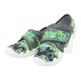 Dětské boty Befado 273X272 šedá zelený 3