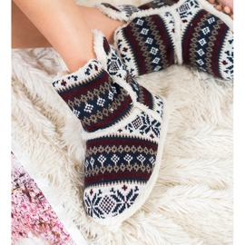 Teplé pantofle VINCEZA vícebarevný 2