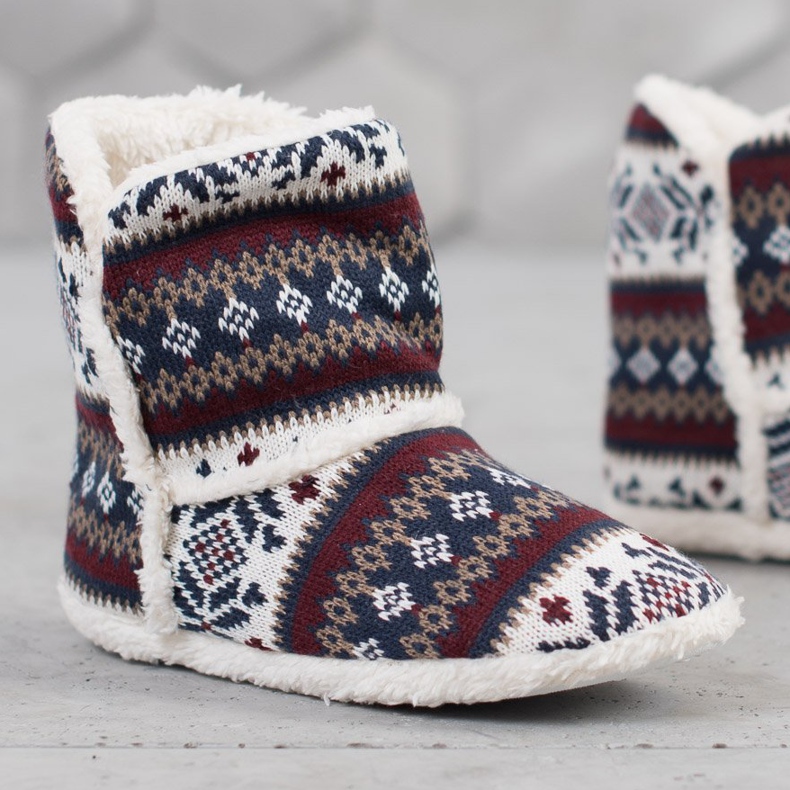 Teplé pantofle VINCEZA vícebarevný 1