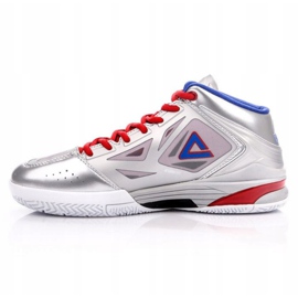 Basketbalové boty Peak TP9 Quickness 2 E33323A M 62266-62270 šedá stříbro 1