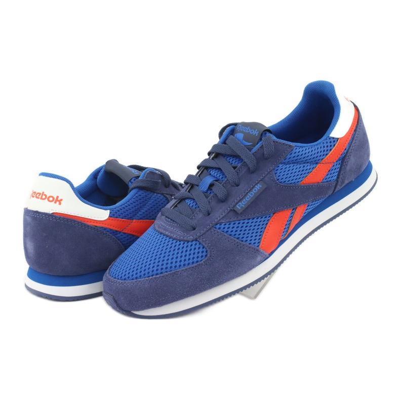 Reebok Royal Cl Jogger M V68437 modrý pomerančový 4
