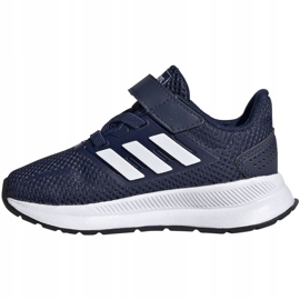 Boty Adidas Runfalcon I Jr EG6153 bílý námořnická modř 2