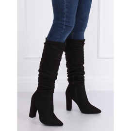 Černé vysoké podpatky NC885 Black černá 1