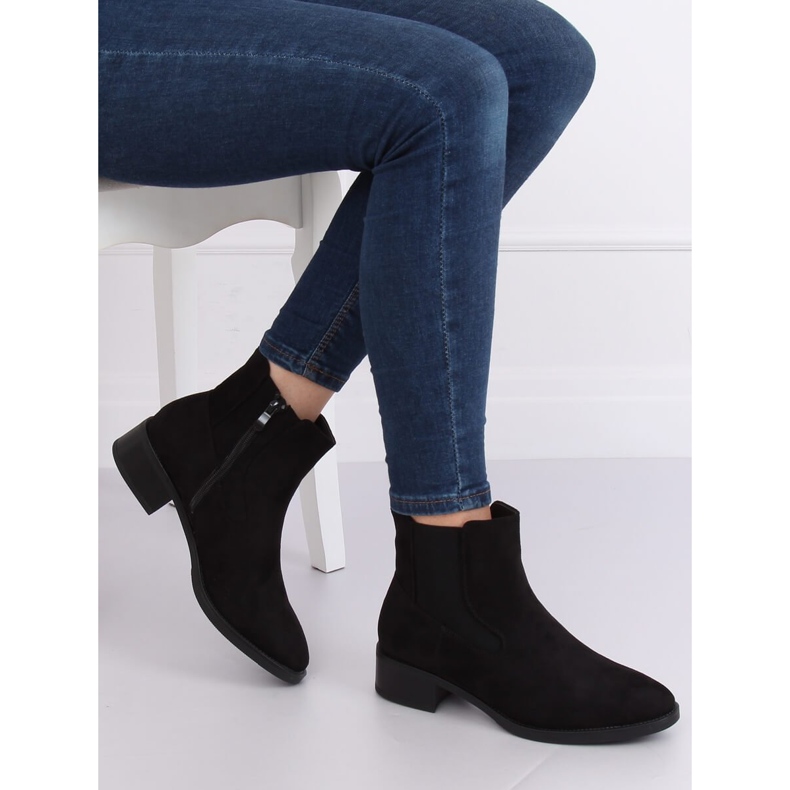 Černé boty Jodhpur 1552 Black černý 1