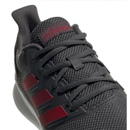 Běžecké boty adidas Runfalcon M EG8602 červený šedá 1